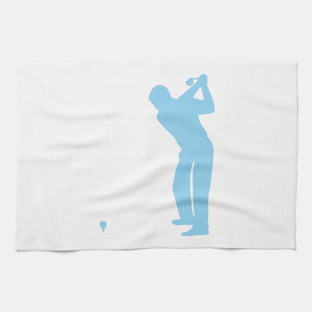Linge De Cuisine Baby Blue Golf (Horizontal)