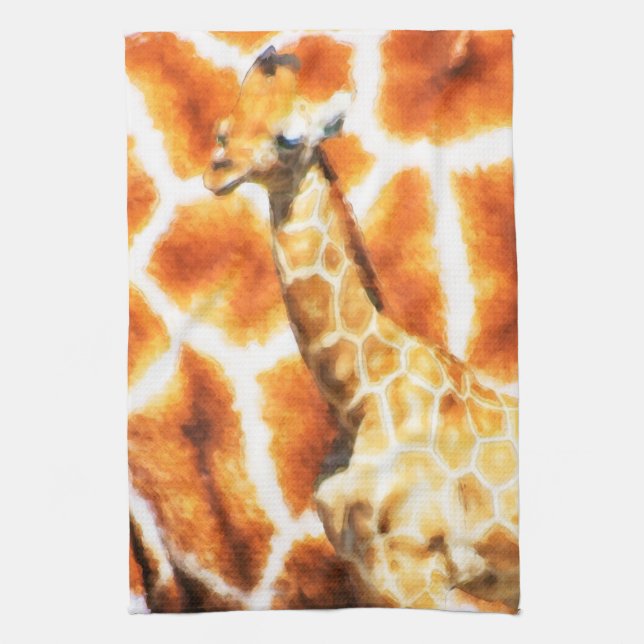 Linge De Cuisine Baby Giraffe (Vertical)