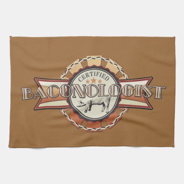 Linge De Cuisine Bacon LOVE (Horizontal)