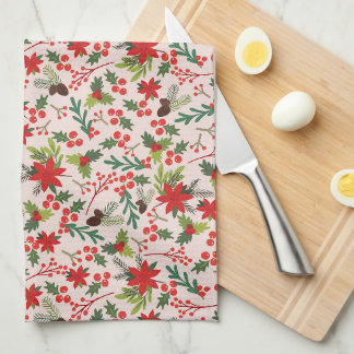 Linge De Cuisine Baies de Noël