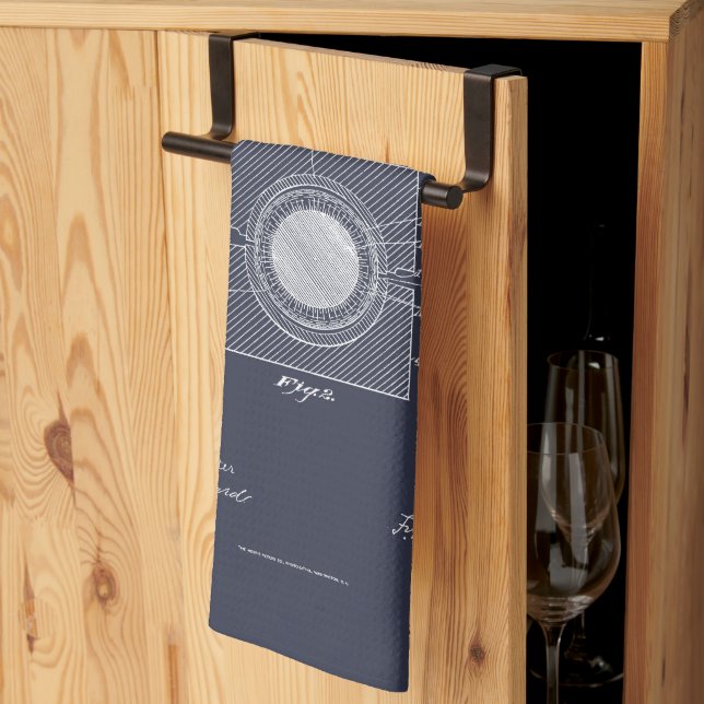 Linge De Cuisine Bal de golf 1902, Brevet (Pliage en tiers)