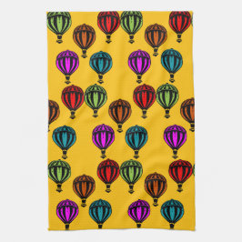 Linge De Cuisine Balloon à air chaud avec modèle