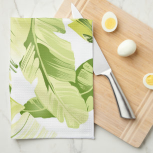 Linge De Cuisine Banane Feuille 4