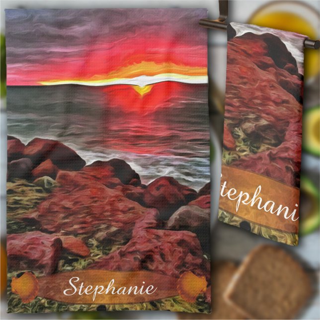 Linge De Cuisine Banderas Rocky Sunset 914 (Créateur téléchargé)