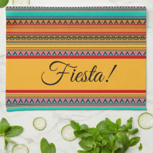 Linge De Cuisine Bandes aztèques "Fiesta"
