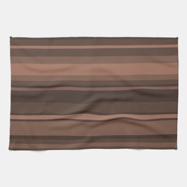 Linge De Cuisine Bandes de chocolat (Horizontal)