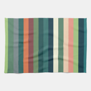 Linge De Cuisine Bandes de couleurs
