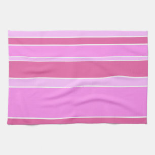 Linge De Cuisine Bandes roses