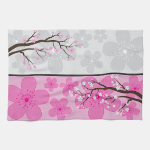 Linge De Cuisine Bannières de fleurs de cerisier