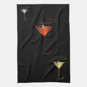 Linge De Cuisine Bar Towel - Martini Cocktail Party