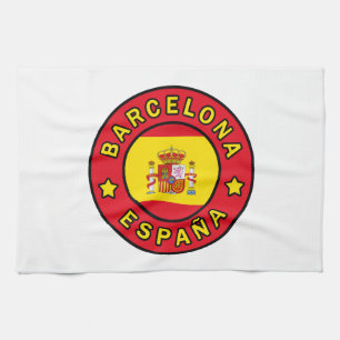 Linge De Cuisine Barcelone Espagne