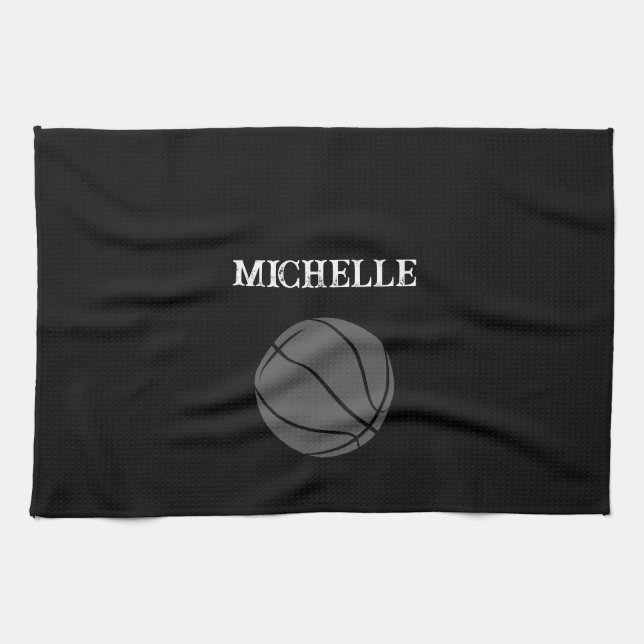 Linge De Cuisine Basket-ball du Personalized (Horizontal)