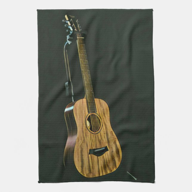 Linge De Cuisine Basse guitariste cadeau (Vertical)