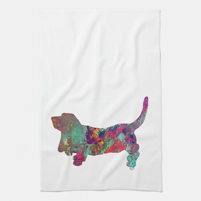 Linge De Cuisine Basset Hound, Basset Hound (Vertical)