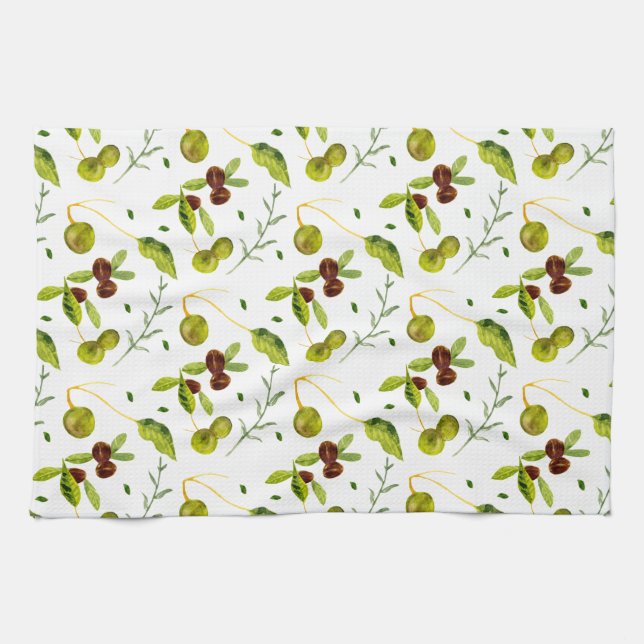 Linge De Cuisine Bassie/serviette de thé modelée grain de café (Horizontal)