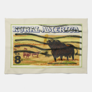 Linge De Cuisine Bataille Retro Angus