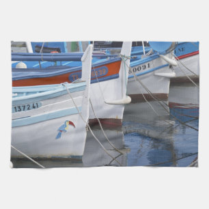 Linge De Cuisine Bateaux de pêche typiques de Provence peints en 2