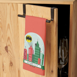 Linge De Cuisine Batman Gotham City™ - Graphique du Globe des neige
