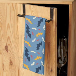 Linge De Cuisine Batman   Motif de logo rouge, bleu et jaune