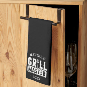 Linge De Cuisine BBQ Grill Master Personnalisé Meilleur papa Père
