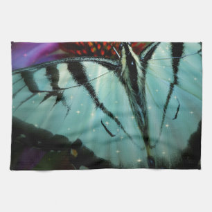 Linge De Cuisine Beau papillon Turquoise Swallowtail