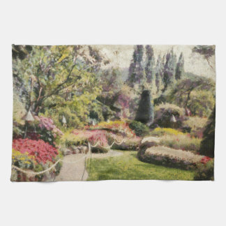 Linge De Cuisine Beau Paysage Floral