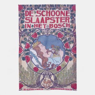 Linge De Cuisine Beauté dormante, Art de couverture, Van Caspel