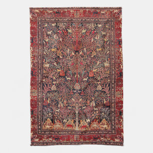 Linge De Cuisine Beaux-arts antiques vintages persans de nature de