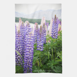 Linge De Cuisine Beaux lupins @ lac Tekapo Nouvelle-Zélande