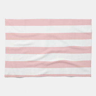 Linge De Cuisine Bébé à rayures roses; rayées