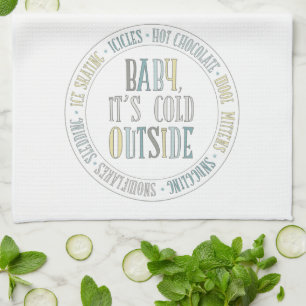 Linge De Cuisine Bébé c'est des mots extérieurs froids d'hiver d