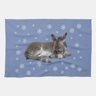 Linge De Cuisine Bébé mignon Dormir avec des flocons de neige