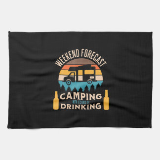 Linge De Cuisine Beer Camping With Beer Birthday