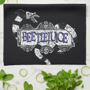 Linge De Cuisine Beetlejus   Vapeur de sable enroulé sur le logo B
