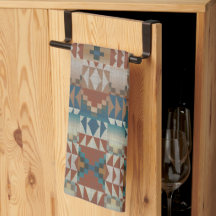 Beige Taupe Rouge Brown Turquoise Bleu Tribal Art 