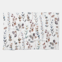 Belle aquarelle Rustique Eucalyptus Feuilles 