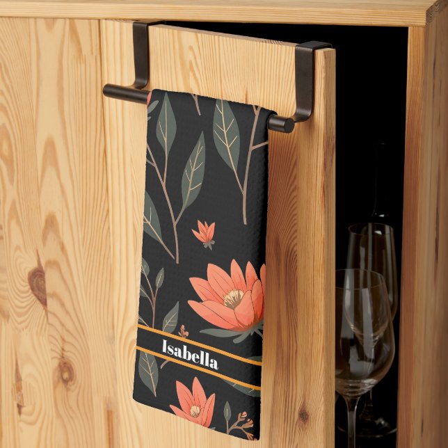 Linge De Cuisine Belle Collection Florale Vintage populaire (Pliage en tiers)