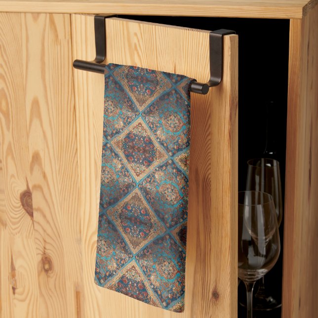 Linge De Cuisine Belle collection Perse Ancien Motif tendance (Pliage en tiers)