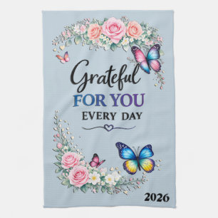 Linge De Cuisine Belle Fête des Mères Grateful Pour Vous