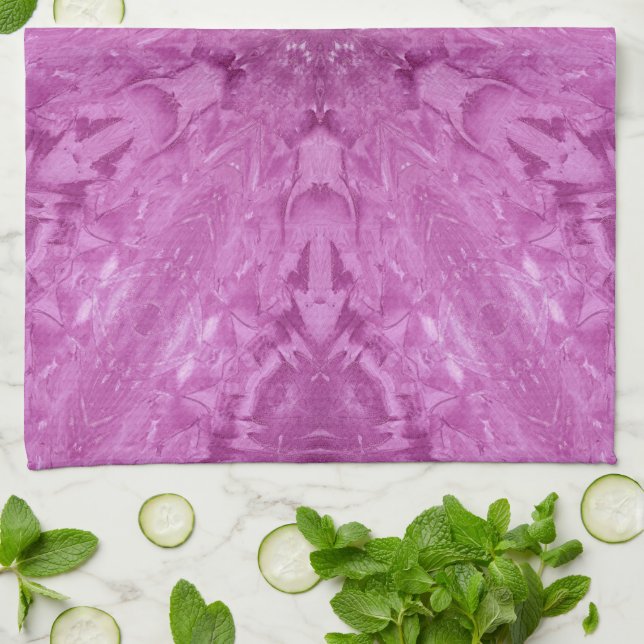 Linge De Cuisine Belle fille rose dentelle Motif Kaleidoscope (Plié)