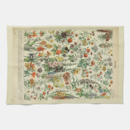 Linge De Cuisine Belle Millot Fleur Illistration Imprimer