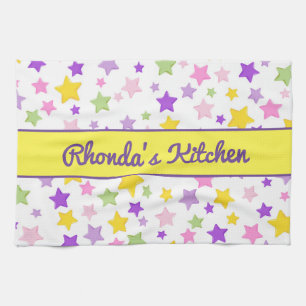 Linge De Cuisine Belles et colorées étoiles