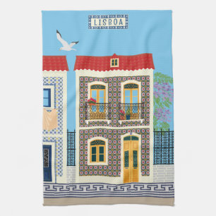 Linge De Cuisine Belles maisons portugaises avec tuiles ou azulejos