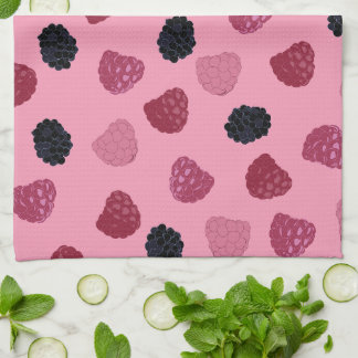 Linge De Cuisine Berries Pink Pop Art Kitchen Towels