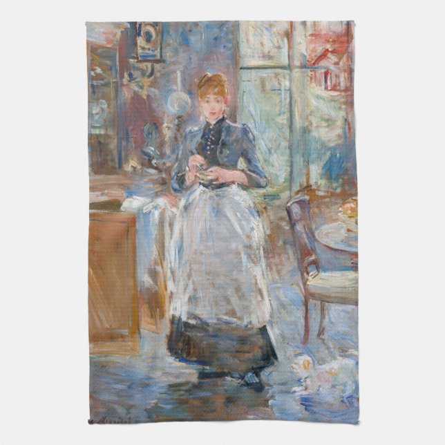 Linge De Cuisine Berthe Morisot - Dans la salle à manger (Vertical)