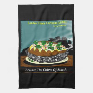 Linge De Cuisine Beware the Chives of Starch – Funny Foodie Cartoon