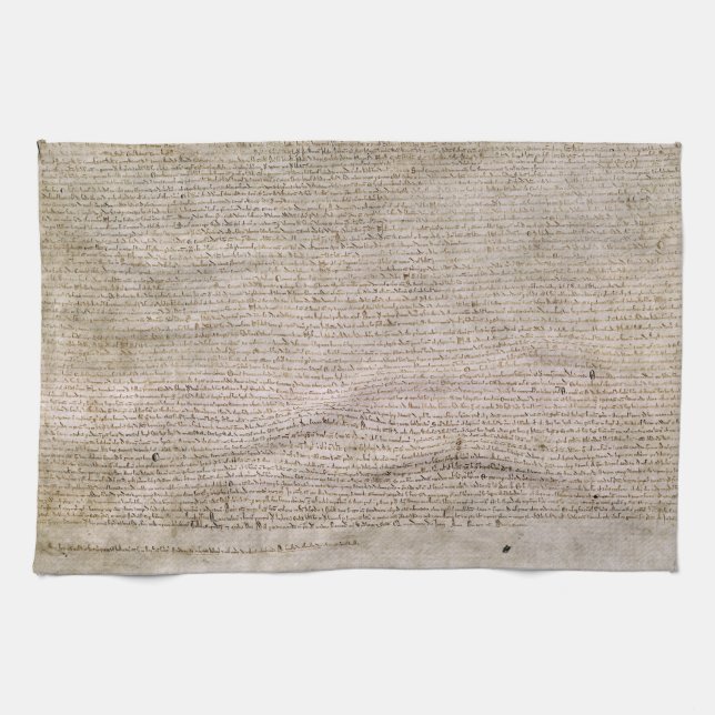 Linge De Cuisine Bibliothèque 1215 britannique de la Magna Carta (Horizontal)