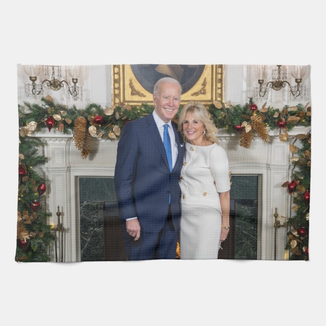 Linge De Cuisine Biden State of the Christmas Union Adresse (Horizontal)