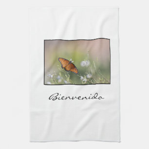 Linge De Cuisine bienvenido (bienvenue) papillon de la reine
