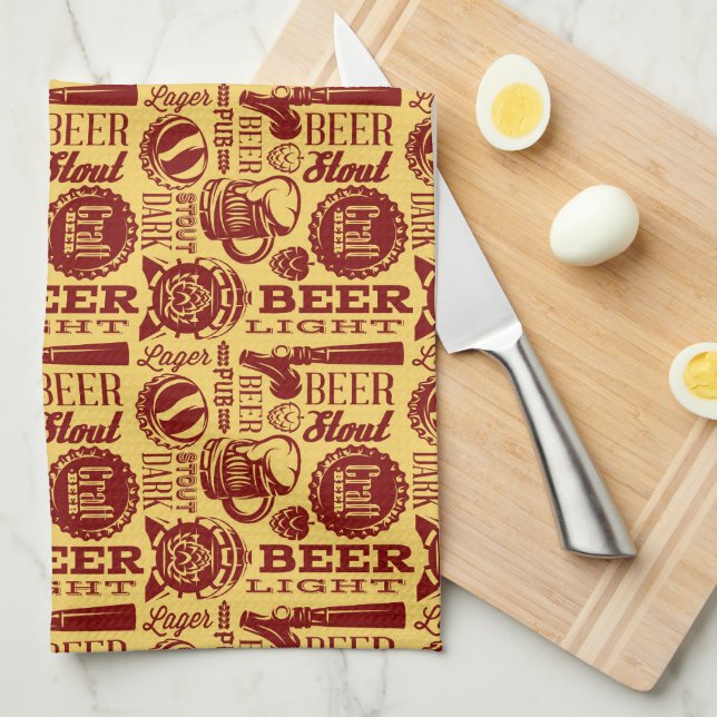 Linge De Cuisine Bière (Quart Plié)